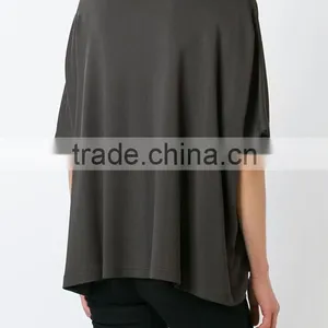 Custom Women Short Sleeve O Neck Oversized T-Shirts for Printing,Oem Summer Clothes Black Loose T-Shirts for Women thumbnail-5