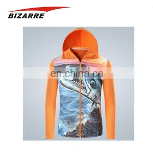 Gold Supplier Wholesale Custom Hoodie Fishing Jersey Dye Sublimation thumbnail-1