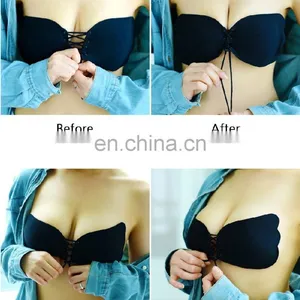 Sexy Formal Dress Seamless Strapless Backless Silicone Push up Fly Bra thumbnail-2