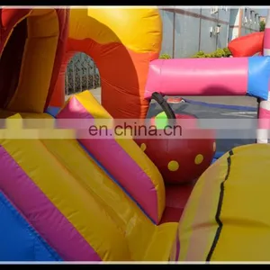 High Quanlity Pvc Funny Candy Park Giant Inflatable Jumping Fun City for Kids thumbnail-4