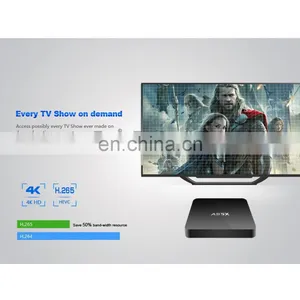 Latest Spanish Language Lan Port RJ-45 1GB/8GB HD 4K Wifi Android 5.1 Media Player Amlogic S905 Quad Core TV Box thumbnail-3