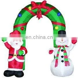 Christmas Inflatables, Inflatable Santa&snowman Arch thumbnail-1