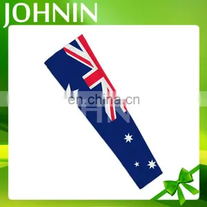 Good Quality Custom Sun Protection Stretchable Printing Sport Arm Sleeve Flag thumbnail-6