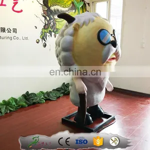 KAWAH High Quality Cute Fiberglass Statue Gentle Goat thumbnail-4