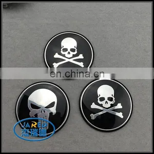Personalize Custom Skull Soft Enamel Metal Badge thumbnail-1