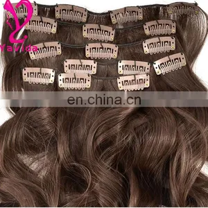 Hair Extensions Clips Clip in Human Hair Extensions for Black Women thumbnail-1