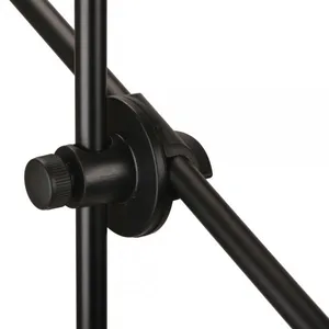 M-200 Custom Height Adjustable Iron Black Microphone Stand Tripod thumbnail-5