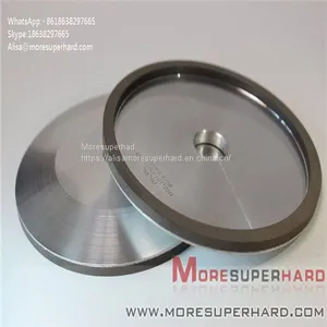CBN Resin Bond Wheel / Diamond Resin Grinding Wheel 800 Grit For Wood Cutting Blades Alisa@moresuperhard.com thumbnail-4