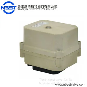 White Color Electric Actuator For 2 Way Ball Motorized Valve thumbnail-1