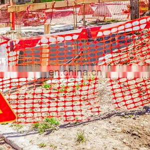 Safety Orange HDPE Plastic Temporary Fence for Construction thumbnail-6
