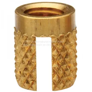 PPB-256/440/632 Brass Insert Nut Insertos Knurling Press-in Inserts Knukles Thru-Threaded Plain Knurled Nuts Inserti PEM Standard thumbnail-3