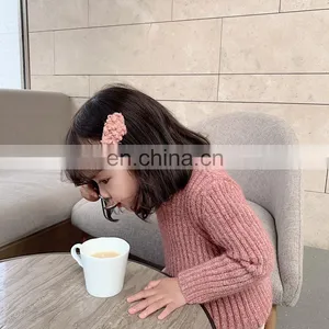 4780/Hot Sell Korea Style Warm All-match Girl Stripe Sweater Newest Winter Fashion Kids Top thumbnail-2