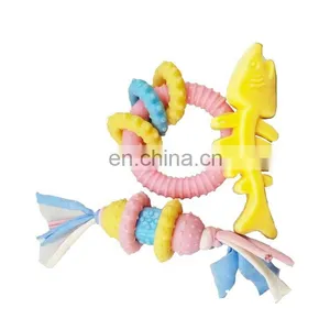Soft Material Dog Chew Toy Combination Different Design Macaron Color thumbnail-2
