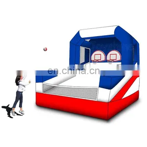 Outdoor Inflatable Basketball Shoot Game Hoop Court Shooting Bouncer For Sale thumbnail-1