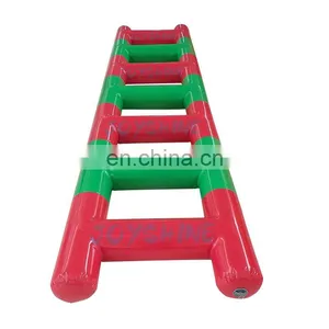 Outdoor Interactive Team Building Games Inflatable Sport Wipeout Game 6m Inflatable Ladder Bouncer For Kids and Adult thumbnail-6