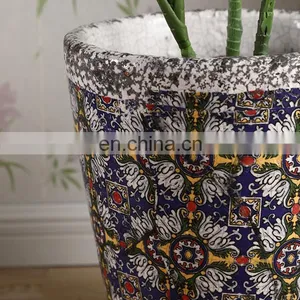 Wholesale Various Size Garden Green Plants Pots Custom Cheap Retro Indoor Balcony Flower Pots Set for Home Decor thumbnail-3