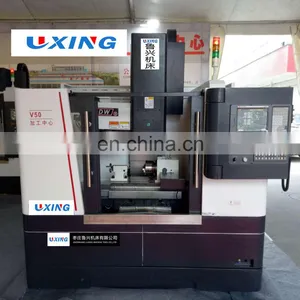V50 Low Cost Bt30 Mini 3 Axis CNC Vertical Milling Machine Machining Center thumbnail-3