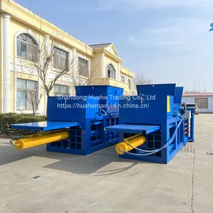 Waste Paper Carton and Paperboard Hydraulic Horizontal Packer Cans Paint Bucket Compressor thumbnail-3