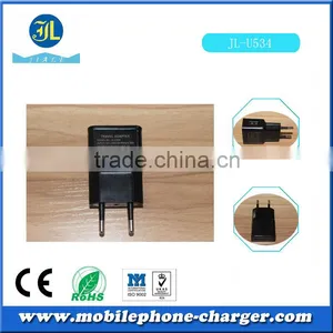 Free Sample EU Plug Wall Charger for Mobile Phone 5V 1A USB Travel Charger thumbnail-2