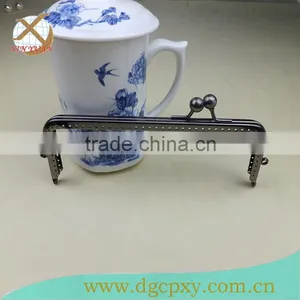 17.8*6.5cm Gunmetal Purse Frame for Handbag Handle thumbnail-2
