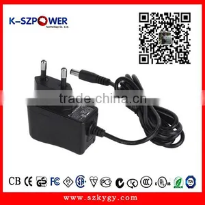 2015 A-series 6W K-061000 Europe Pins Plug Power Adapter Switching 6v1a thumbnail-1