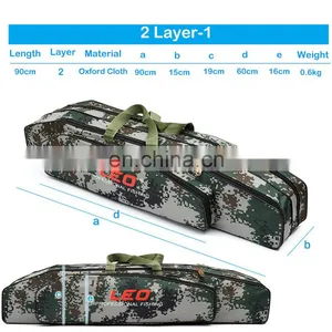 JOHNCOO Easy Carry Large Capacity Oxford Cloth Material Professional Fishing Rod Bag thumbnail-4