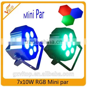 Mini Led Stage Par Light 7x9watt Rgb 3in1 Promotional dj Par Light Led Light thumbnail-1