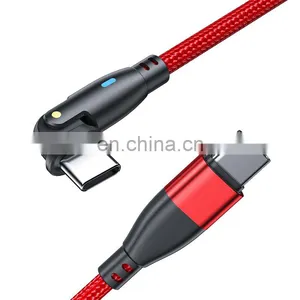180 Degree Charging Cable PD 60W Fast Charging Data Transfer Type C Charger Mobile Phone USB C Type Data Cable thumbnail-2