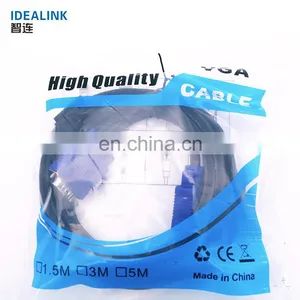 Guangzhou Supplier Custom Vga Cable 3+4 Blue 15 20 50 Meters Male to Male Vga Cable for PC Laptop TV Projector thumbnail-4
