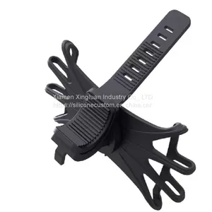 Flexible Bike Mount 360 Rotation Adjustable Silicone Bicycle Mobile Bracket Motorcycle Phone Holder thumbnail-2