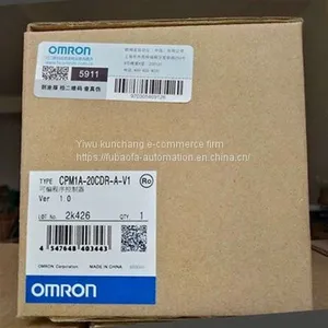 100% Original Industrial Omron Plc Programming Controller CPM1A-40CDR-A-V1 16 Relay Outputs, 24 DC Inputs thumbnail-1