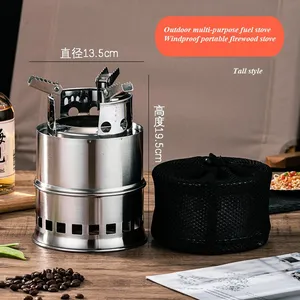 Outdoor Multi-purpose Fuel Stove, Windproof Portable Firewood Stove thumbnail-1