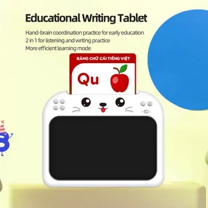 Writing Tablet Early Education Puzzle Toy Card, Early Education Machine Enlightenment Thinking Training, Card Insertion Learning Machine Toy thumbnail-2