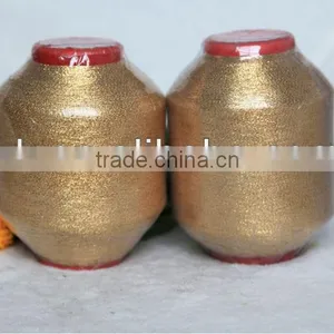 GOLD COLOR MH Type METALLIC YARN FOR WEAVING AND KNITING thumbnail-1