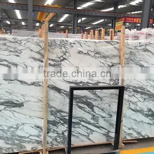 Polished Arabescato Corchia Stone Italy White Marble Quality Choice thumbnail-3