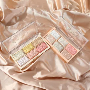 Cosmetic Highlighter Long Lasting Contour Oil Control High Shine Highlighter Face Makeup Blush thumbnail-5