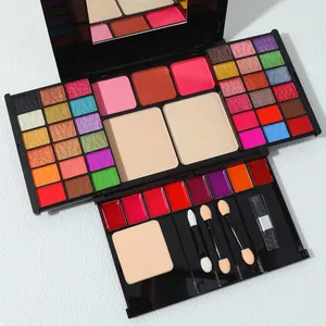 Factory OEM Large Makeup Box Set With Make up All in Oneset Packaging Conjunto De Maquillaje thumbnail-4