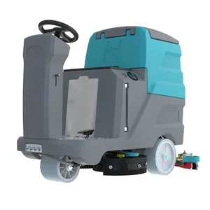 Karler HY70plus Ride on Dual Brush Scrubber Workshop Electric Battery-Powered Floor Washer Factory thumbnail-1