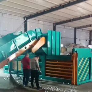 Automatic Horizontal Baler for Apparels Beverages Textiles-for Carton Plastic Bottles Cans Wood Cases Barrels Pump Core thumbnail-4