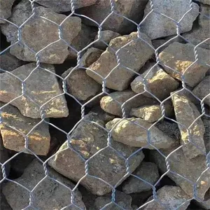 PVC-Coated Gabion Boxes 1m x 1m x 1m for Retaining Walls thumbnail-1