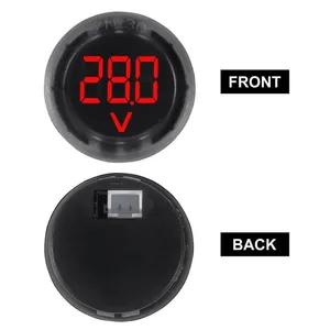 Compact 12V Car Battery Monitor DC 4-100V Digital Voltmeter for RV and Truck thumbnail-1