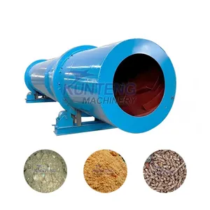 Rotary Rice Husk Sludge Drying Machine Graphite Powder Carbon Powder Drum Dryer EPC thumbnail-1