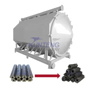 Small Wood Charcoal Producing Machine Corn Stalk Olive Carbonization Kiln EPC thumbnail-1