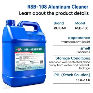 RSB-108 Aluminum Alloy Cleaner Fast Oil & Dirt Removal Non-Corrosive Low Foam Easy Rinsing Heavy Metal Free Eco Safe OEM ODM thumbnail-2