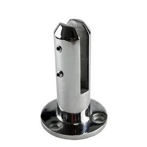 Pool Fencing Spigot SS304 Round Shape Mirror Finish Friction Fit No Hole Required Modern Design thumbnail-4