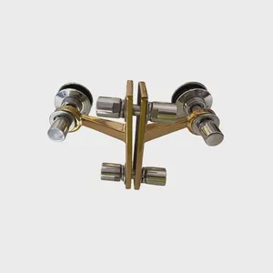 Factory Direct SS316 4 Way Arm Spider Bracket for Glass Curtain Wall 150mm Satin Finish Heavy Duty thumbnail-3