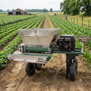 Intelligente fernbedienbare Düngerstreumaschine mit Förderbandbeschickungssystem für die Landwirtschaft thumbnail-1