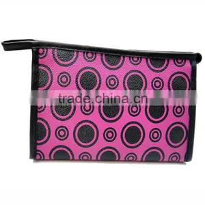 PU Leather Contents Cases Pouch Toiletry Zipper Pen Case Cosmetic Bag Bags for Sale thumbnail-3