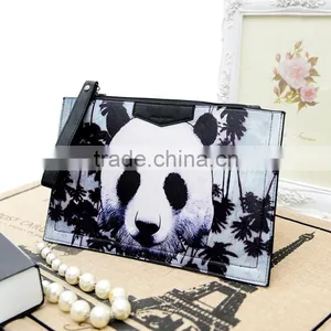 Animal Penda Print Leather Messenger Bag Handbag Women Envelope Shoulder Bag Handbag thumbnail-1