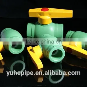 YH PPR BALL VALVES WITH COPPER/STEEL BALL thumbnail-4